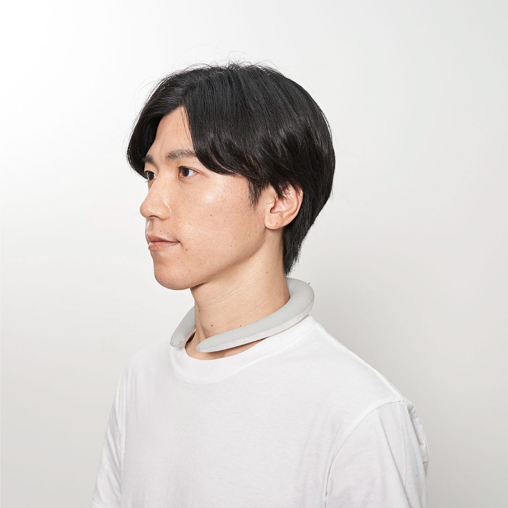 コジット（COGIT）（メンズ、レディース）COOLOOP アイス ネックリング Lサイズ ライトグレー 40037 暑さ対策 熱中症対策