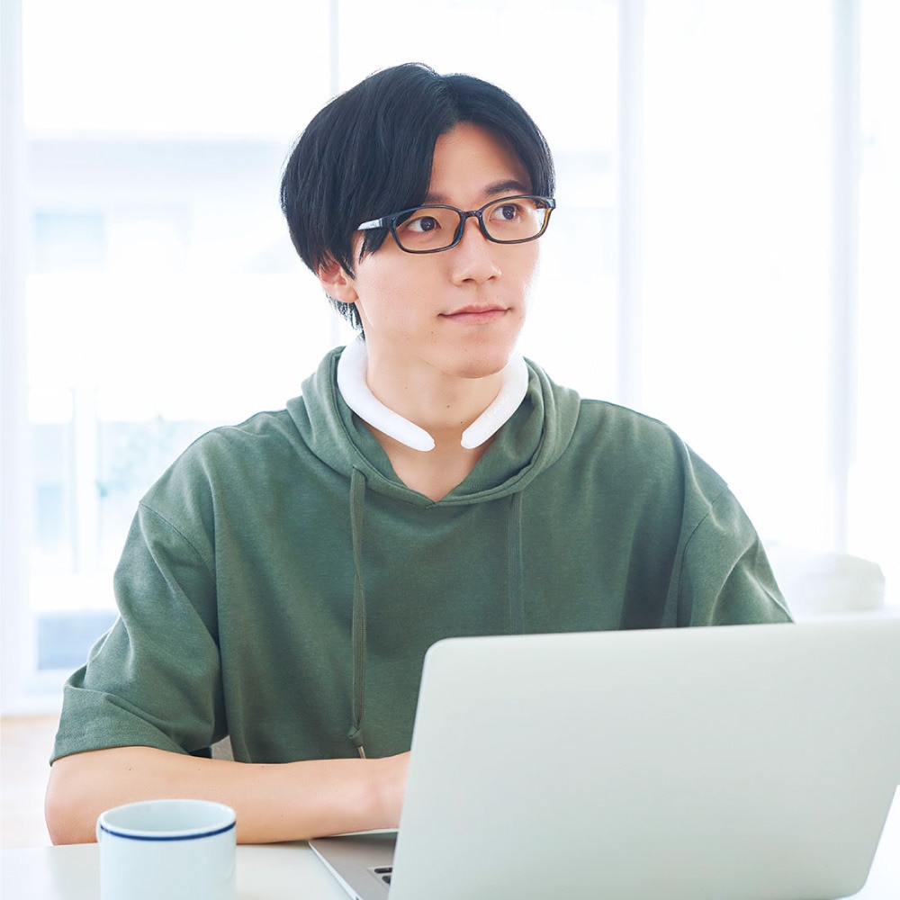 コジット（COGIT）（メンズ、レディース）COOLOOP アイス ネックリング Lサイズ クリア 40038 暑さ対策 熱中症対策