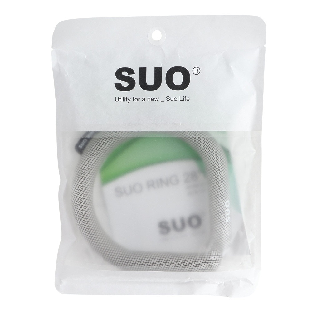 SUO（SUO）（メンズ、レディース）ネッククーラー RING 28° ICE ラティス SUO24-BLK-L 暑さ対策 熱中症対策