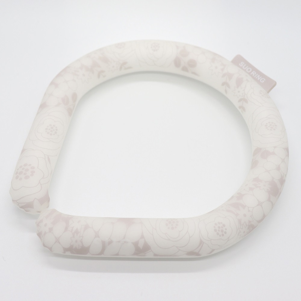SUO（SUO）（メンズ、レディース）ネッククーラー RING 28° ICE シンデレラフラワー SUO24-CF-PNK-L 暑さ対策 熱中症対策