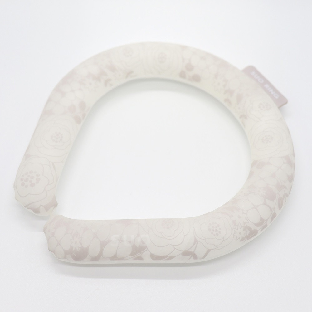 SUO（SUO）（メンズ、レディース）ネッククーラー RING 28° ICE シンデレラフラワー SUO24-CF-PNK-M 暑さ対策 熱中症対策