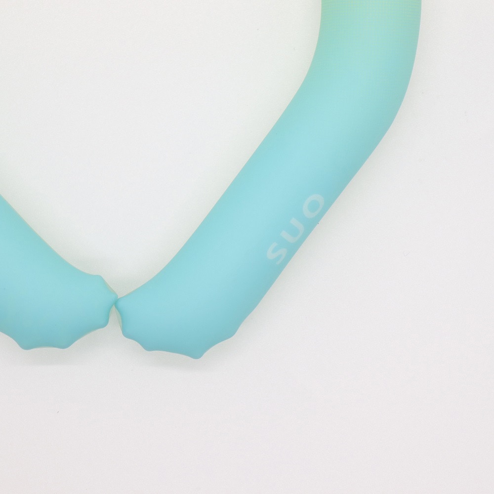 SUO（SUO）（メンズ、レディース）ネッククーラー RING 28° ICE グラデーション SUO24-GD-GRN-M 暑さ対策 熱中症対策