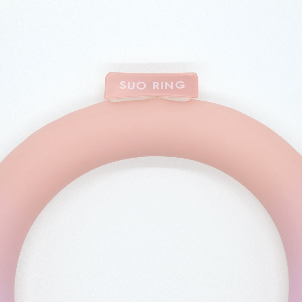SUO（SUO）（メンズ、レディース）ネッククーラー RING 28° ICE グラデーション SUO24-GD-PNK-M 暑さ対策 熱中症対策
