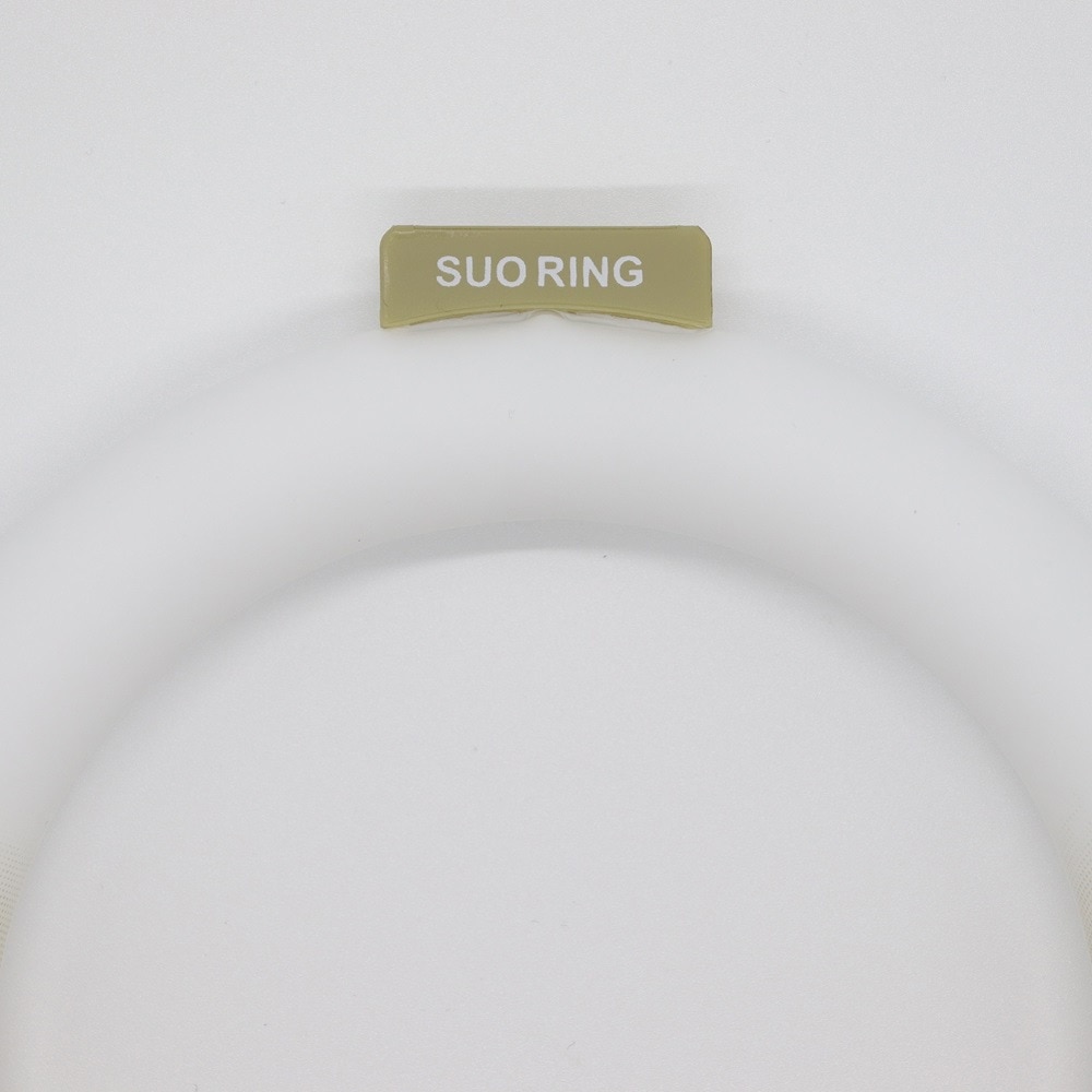 SUO（SUO）（メンズ、レディース）ネッククーラー RING 28° ICE グラデーション SUO24-GD-WHT-L 暑さ対策 熱中症対策