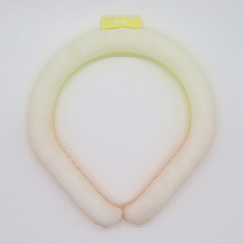 SUO（SUO）（メンズ、レディース）ネッククーラー RING 28° ICE グラデーション SUO24-GD-YEL-L 暑さ対策 熱中症対策