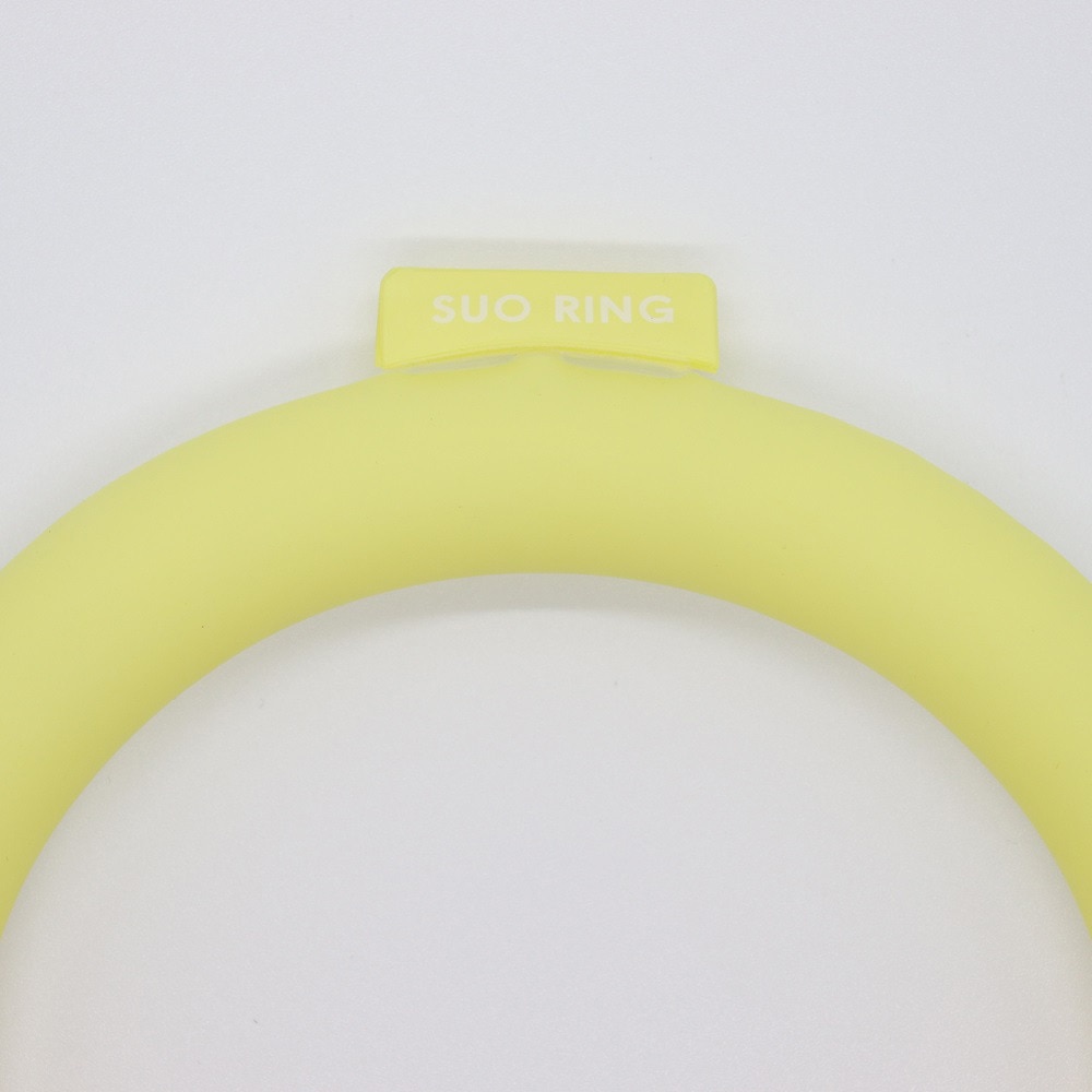 SUO（SUO）（メンズ、レディース）ネッククーラー RING 28° ICE グラデーション SUO24-GD-YEL-L 暑さ対策 熱中症対策