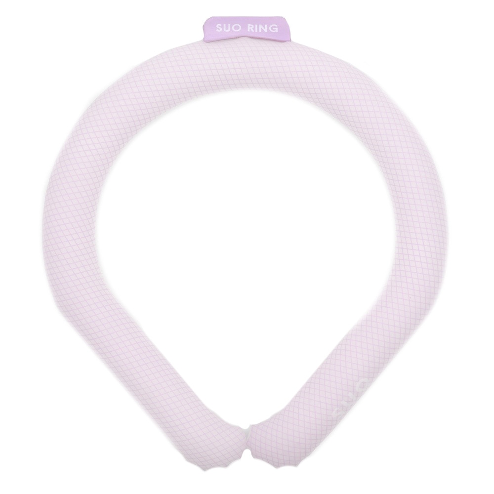 SUO（SUO）（メンズ、レディース）ネッククーラー RING 28° ICE ラティス SUO24-LAV-L 暑さ対策 熱中症対策