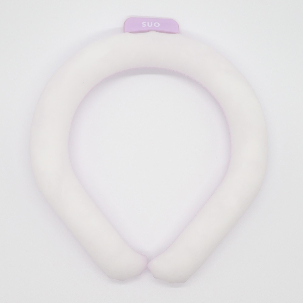 SUO（SUO）（メンズ、レディース）ネッククーラー RING 28° ICE ラティス SUO24-LAV-M 暑さ対策 熱中症対策