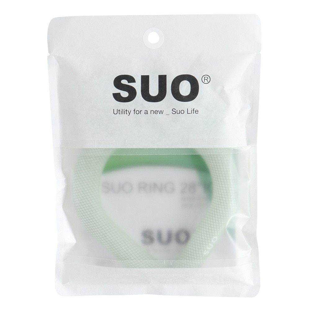 SUO（SUO）（メンズ、レディース）ネッククーラー RING 28° ICE ラティス SUO24-LGR-M 暑さ対策 熱中症対策