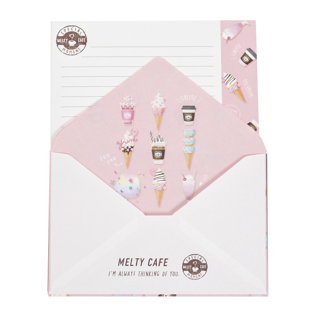 CRUX（メンズ、レディース、キッズ）MELTY CAFEレターセット DECO S 8813