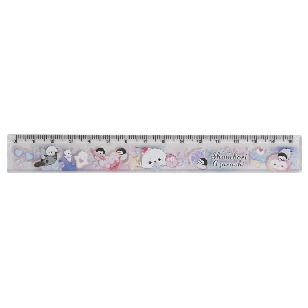  しょんぼりあざらし 定規 S15CM 44060