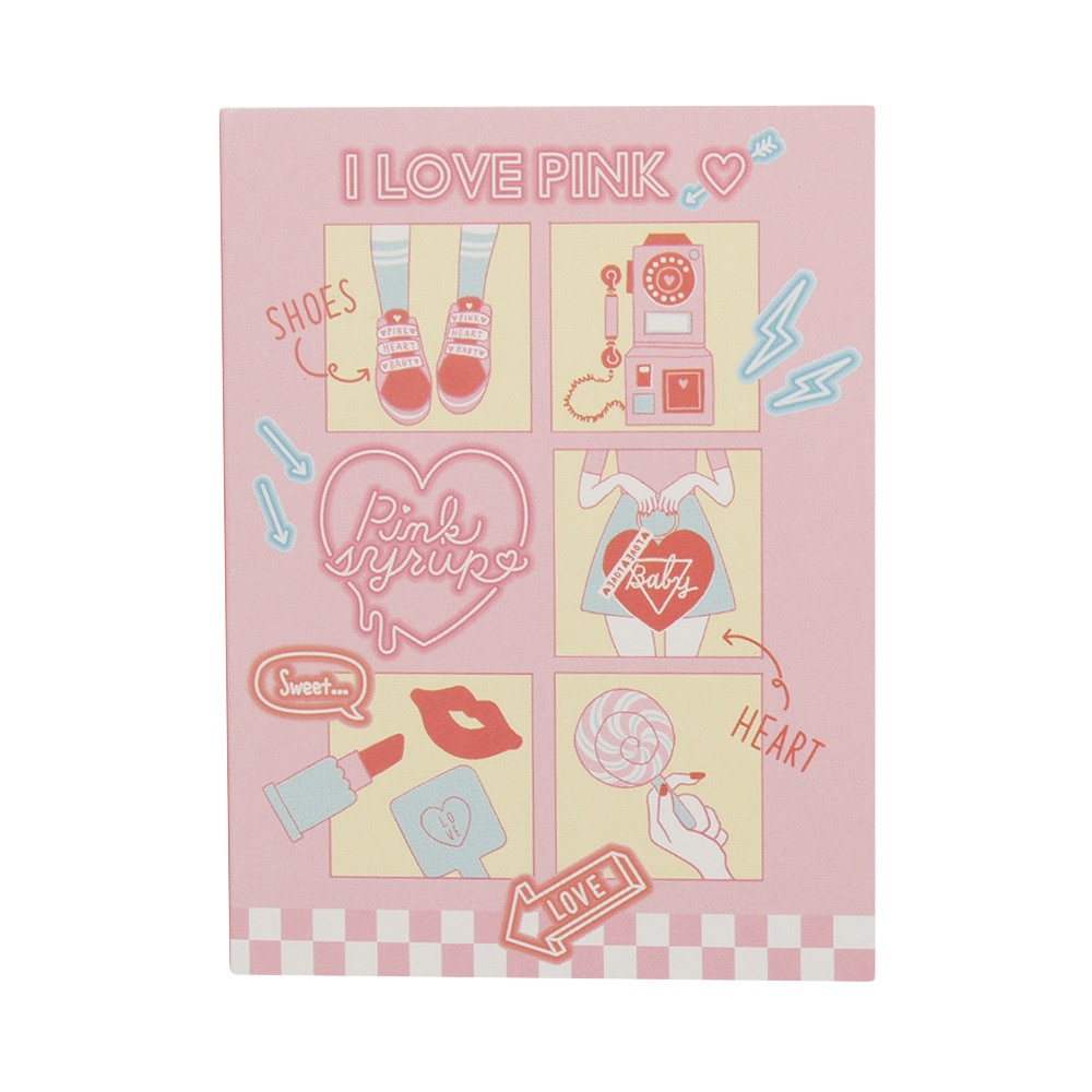  ミニミニメモ I LOVE PINK KJ05184