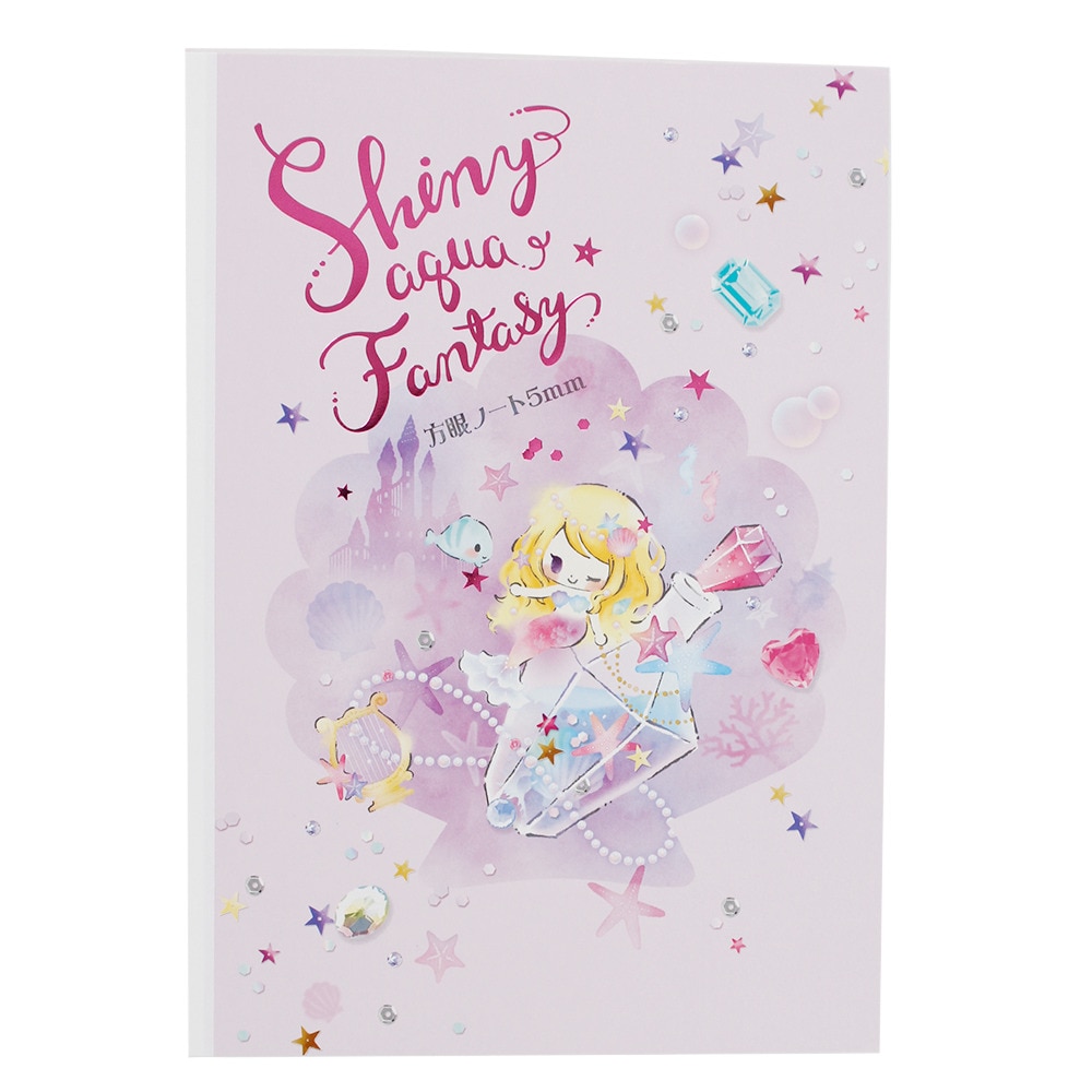リトルフェアリーテール（メンズ、レディース、キッズ）LFT B5方眼ノートノート5mm 人魚姫 24829