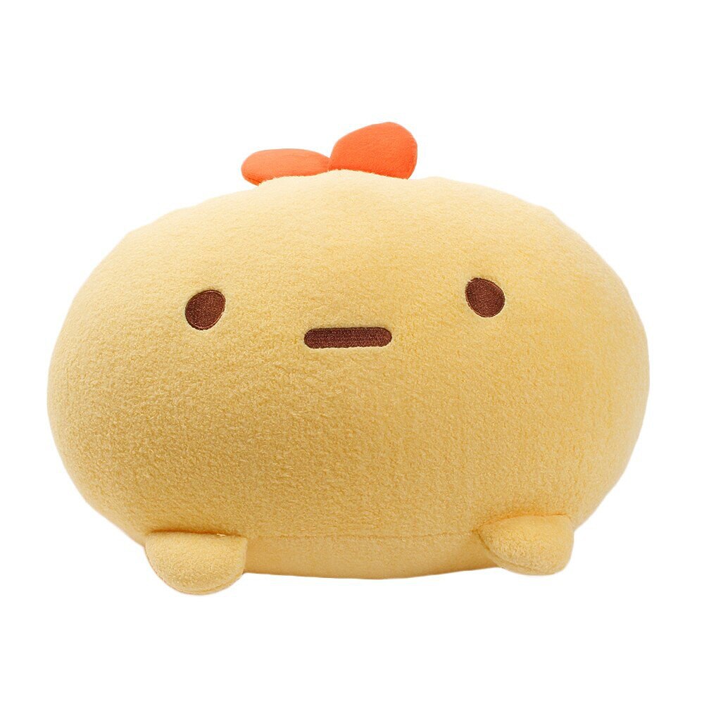 すみっコぐらし（Sumikkogurashi）（メンズ、レディース、キッズ）すみっコぐらし スーパーもーちもち大福クッションS えびふらいのしっぽ MX35601