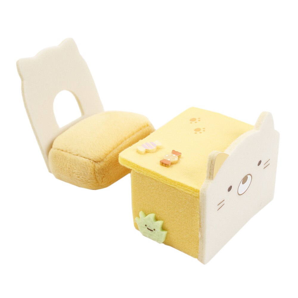 すみっコぐらし（Sumikkogurashi）（メンズ、レディース、キッズ）てのりぬいぐるみの家具 すみっコぐらしのおべんきょう 机といす MX39601