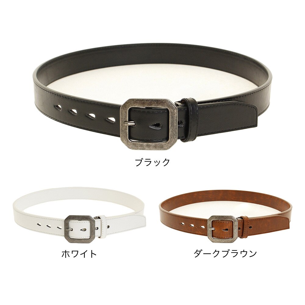 クー（Coo.）（メンズ）40mm ギャリソンサイドカットベルト 0193C-BLK