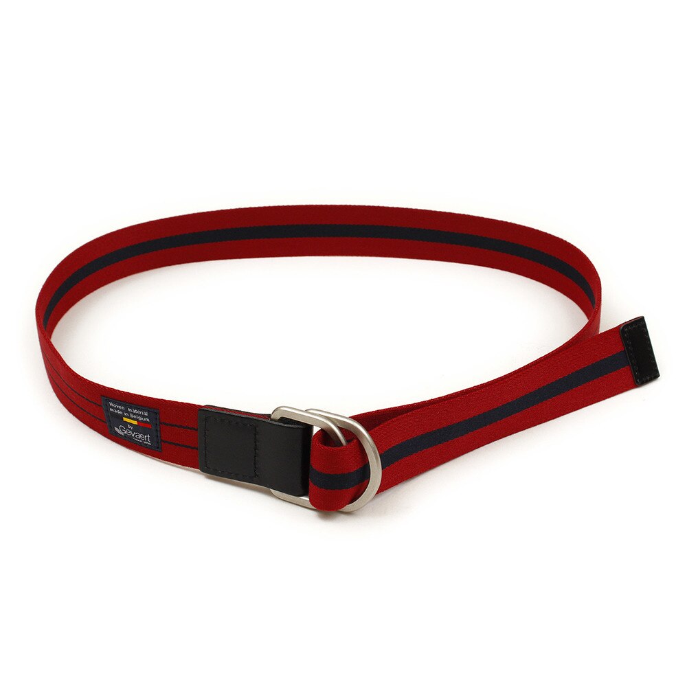  35mm ゲバルトダブルDリングベルト 0454Q-RED オンライン価格