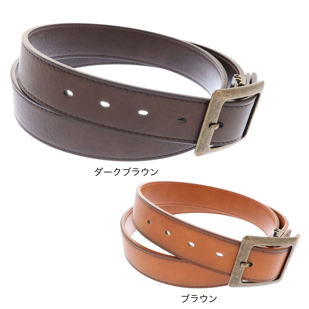 その他ブランド（OTHER BRAND）（メンズ）35mm フェイクレザーナカイチベルト XC2109E-DBR
