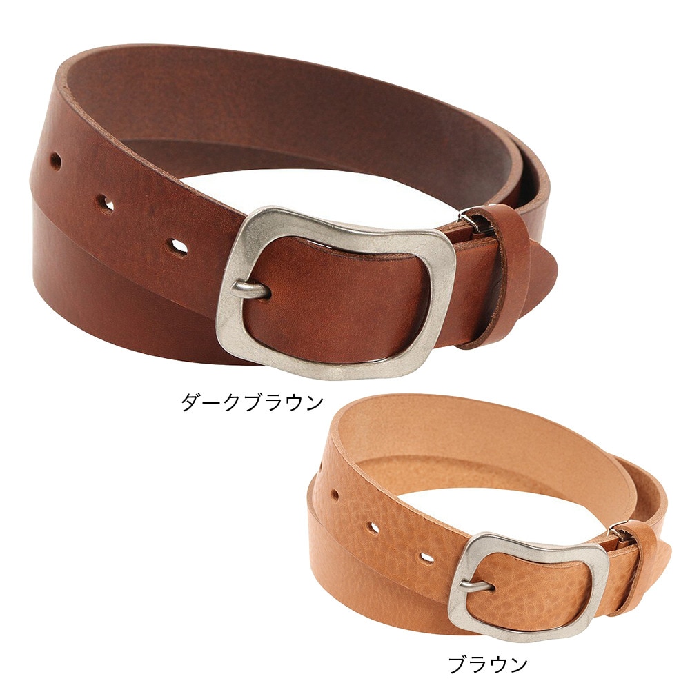 その他ブランド（OTHER BRAND）（メンズ）35mm イタリーレザーナカイチ ベルト XC2117W-BRN