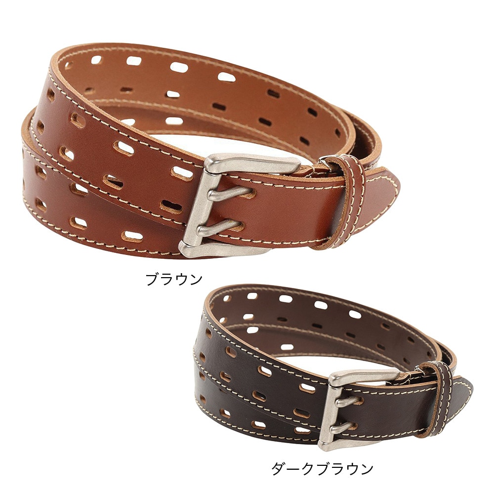 その他ブランド（OTHER BRAND）（メンズ）35mmイタリーレザーホガタ ベルト XC2118W-BRN