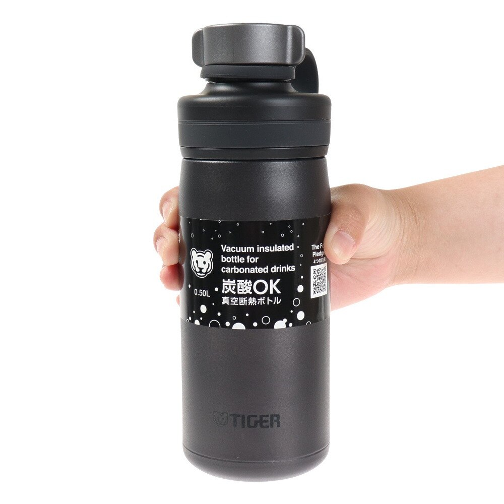 タイガー（Tiger）（メンズ、レディース、キッズ）炭酸 水筒 真空断熱炭酸ボトル 0.5L スチール MTAT050-KS