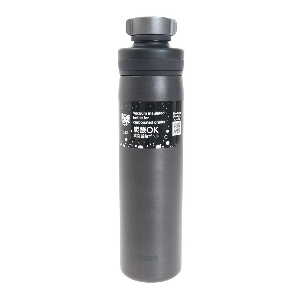 タイガー（Tiger）（メンズ、レディース、キッズ）炭酸 水筒 真空断熱炭酸ボトル 0.8L スチール MTAT080-KS