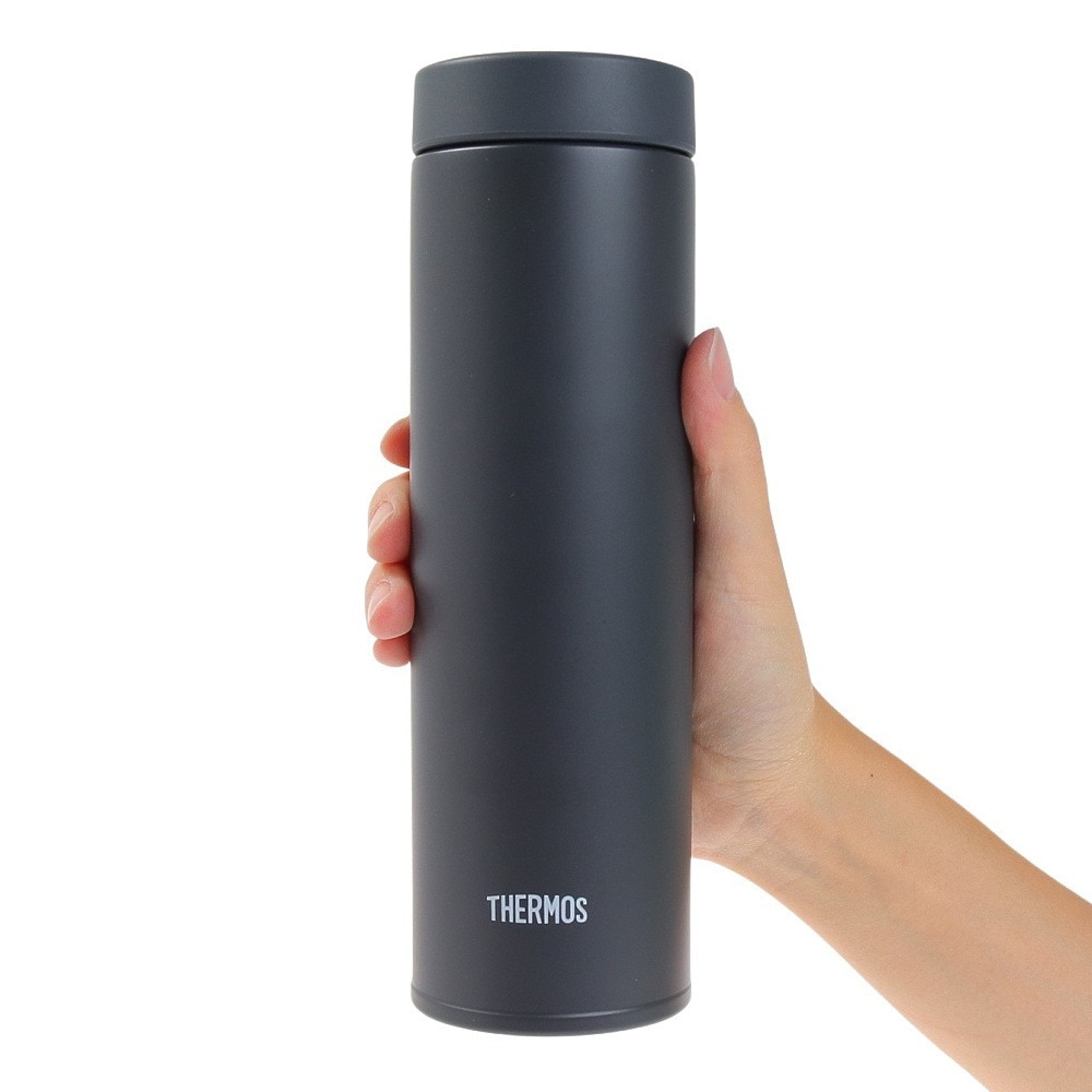 サーモス（THERMOS） 水筒 保温ボトル 真空断熱ケータ JON-480 DGY シンプル 軽量 コンパクト スポーツ飲料可 ステンレス 魔法びん構造 保温 保冷