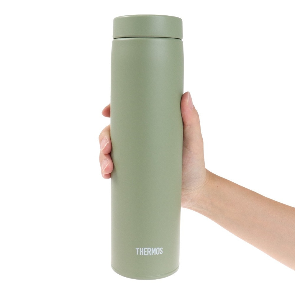 サーモス（THERMOS） 水筒 保温ボトル 真空断熱 ケータイマグ カーキ 0.6L JON-600 KKI 軽量 スポーツ飲料可 ステンレス 魔法びん構造 保温 保冷