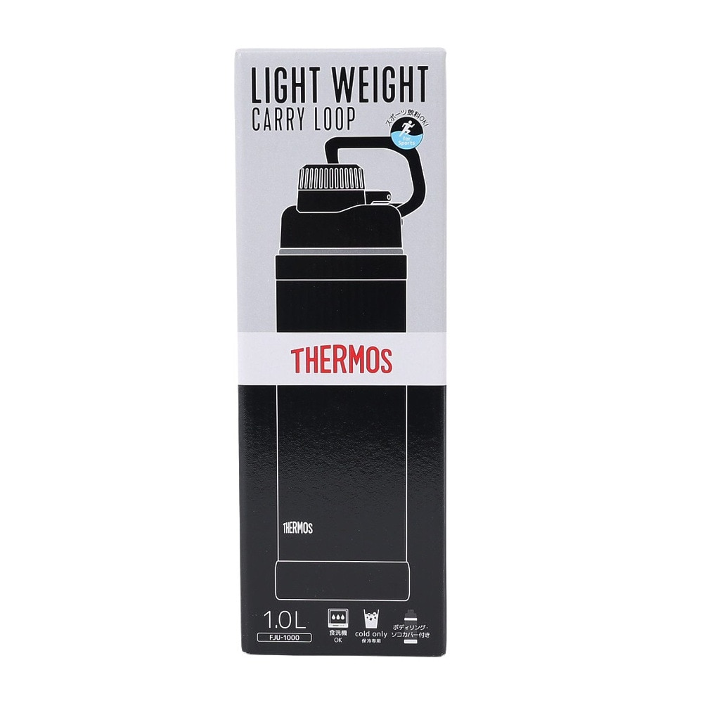 サーモス（THERMOS）（メンズ、レディース、キッズ）真空断熱スポーツボトル 1L FJU-1000 BK