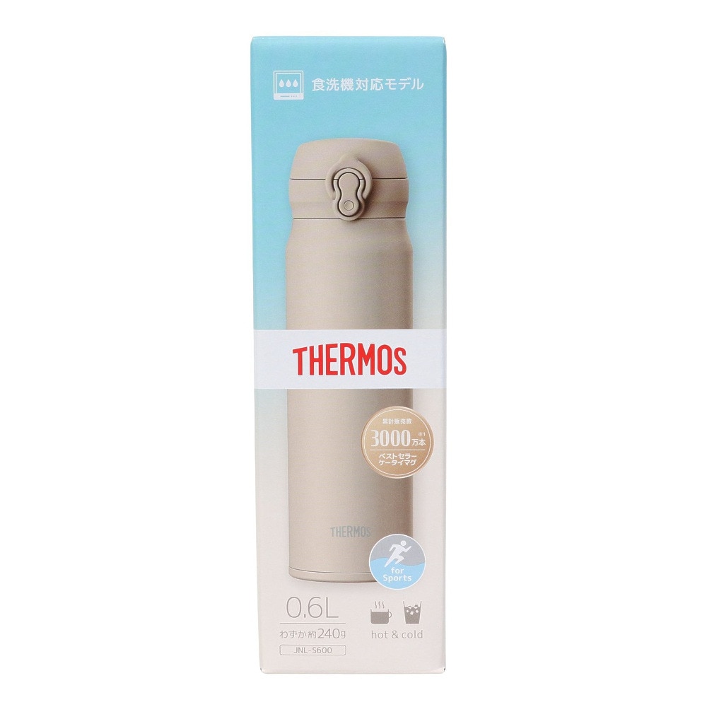 サーモス（THERMOS）（メンズ、レディース、キッズ）真空断熱ケータイマグ 600ml JNL-S600 GYBE 水筒 保温 保冷 食洗器対応 ベージュ
