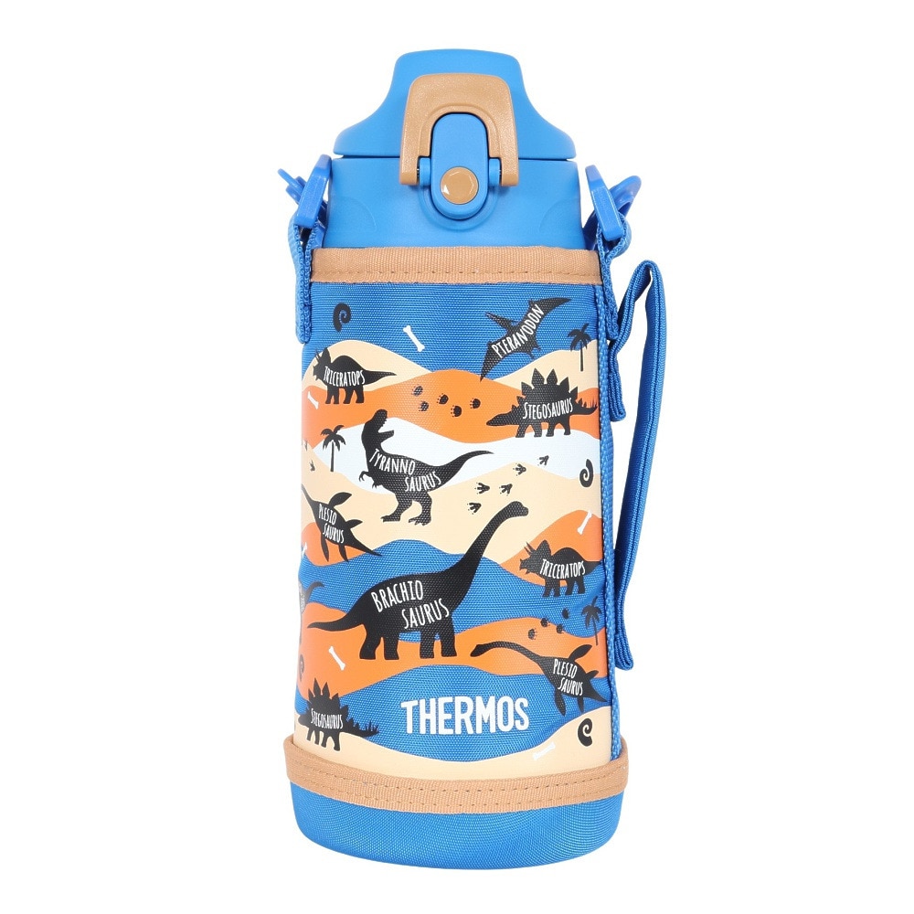 サーモス（THERMOS）（キッズ）水筒 真空断熱 2ウェイボトル 青 600ml FJJ-602WF BLBW 子供 保冷 保温 ステンレス 食洗器対応 2WAY