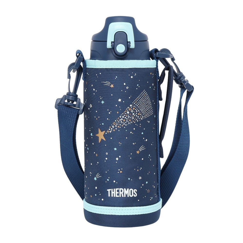 サーモス（THERMOS）（メンズ、レディース、キッズ）水筒 真空断熱 2ウェイボトル 紺 800ml FJJ-802WF NB 子供 保冷 保温 ステンレス 食洗器対応 2WAY