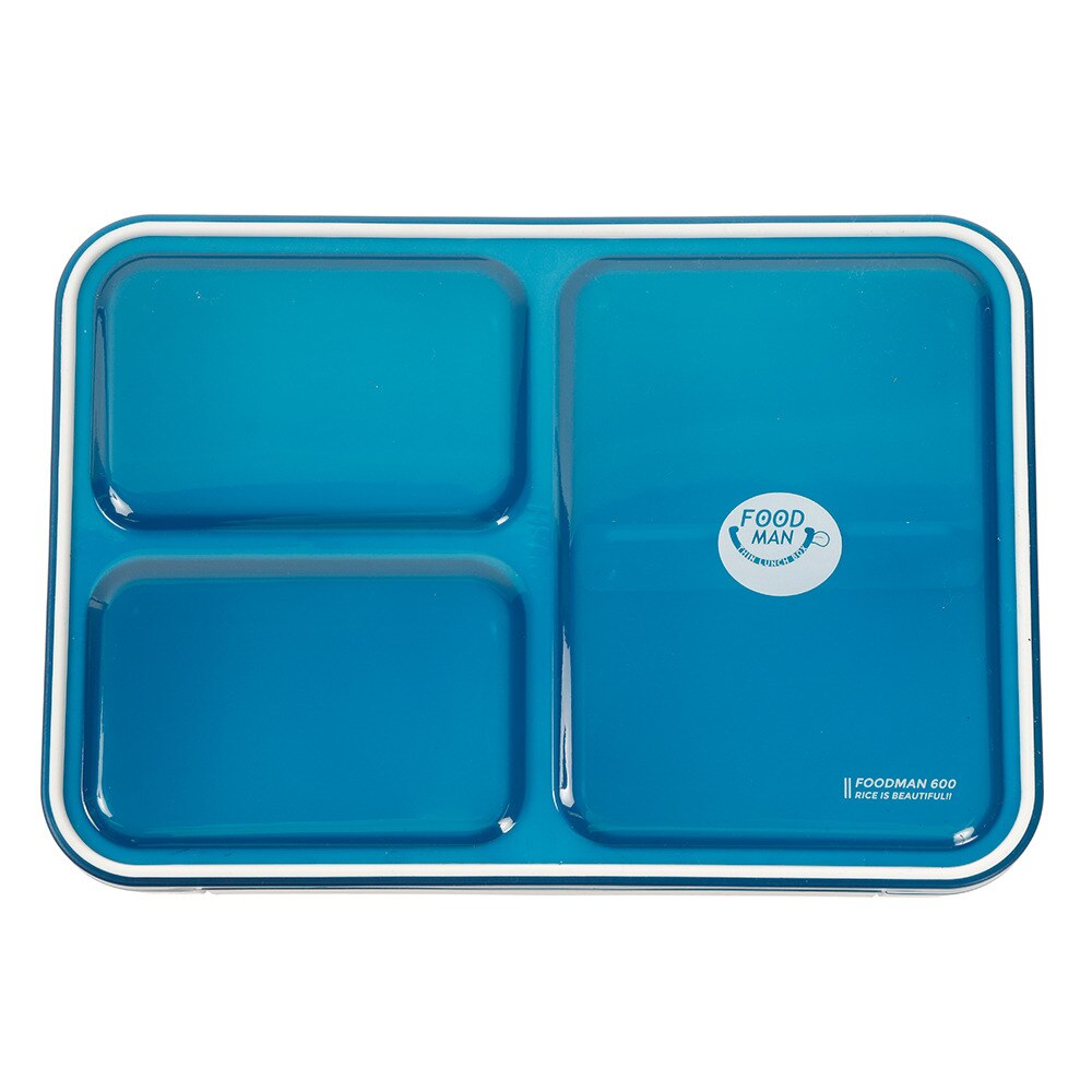  薄型弁当箱フードマン CBJ177428 クリアダークBL 600ml