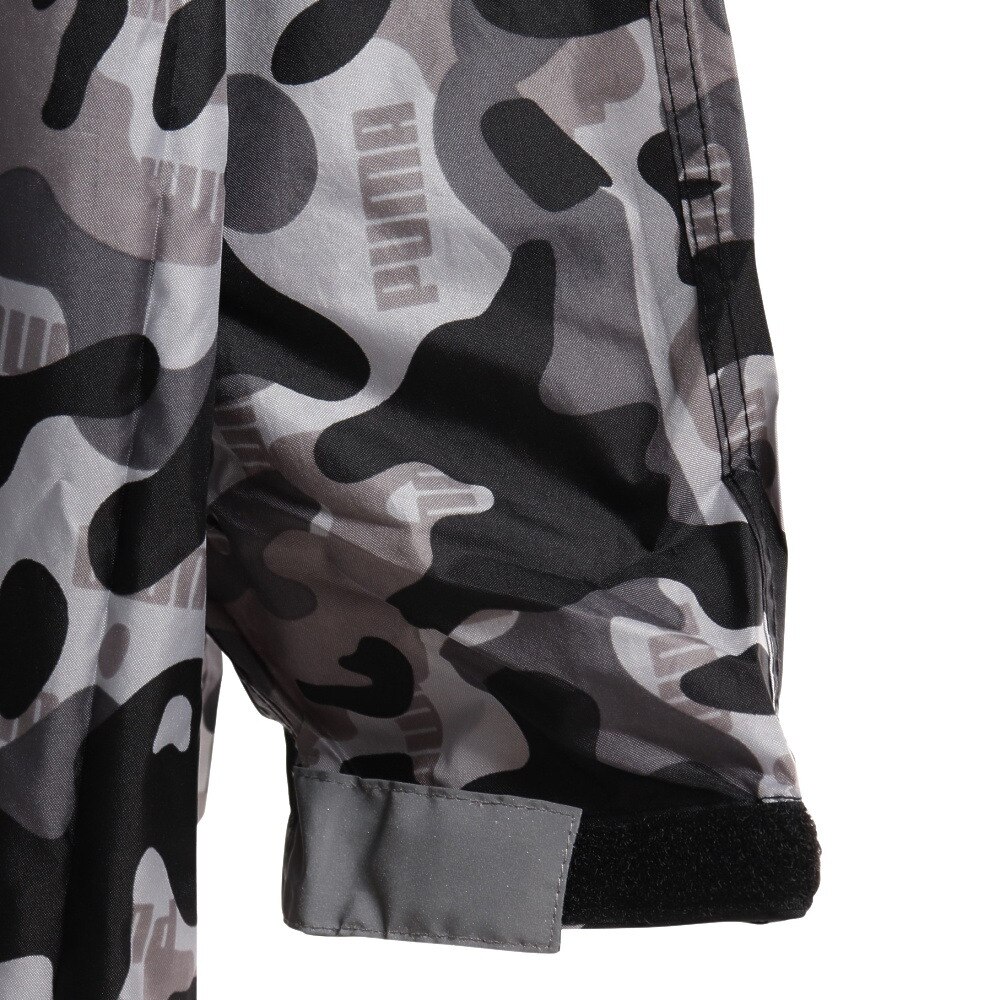 プーマ（PUMA）（メンズ、レディース）大人用 迷彩 レインポンチョ L-LL PBU34PC L-LL BK