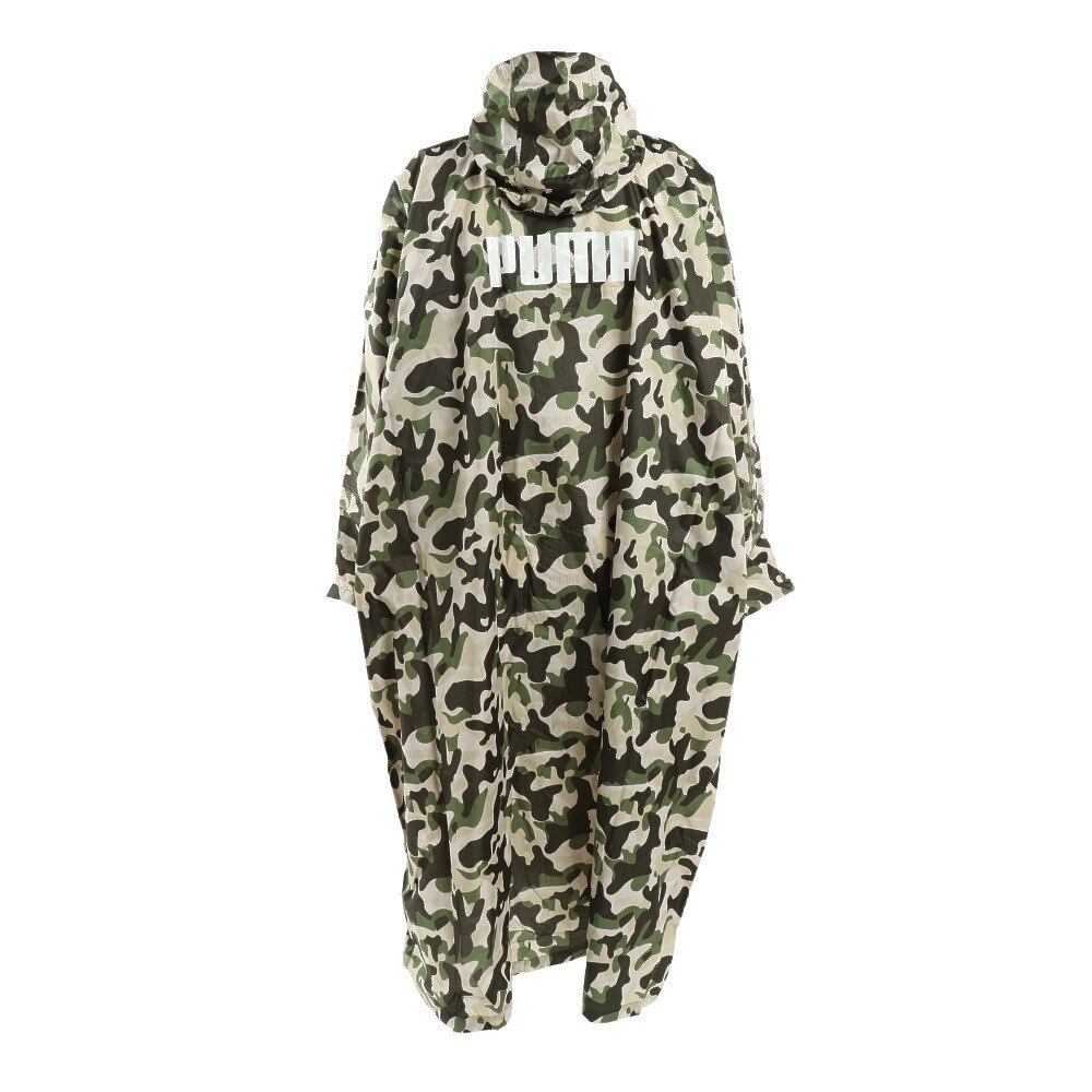 プーマ（PUMA）（メンズ、レディース）大人用 迷彩 レインポンチョ L-LL PBU34PC L-LL KH