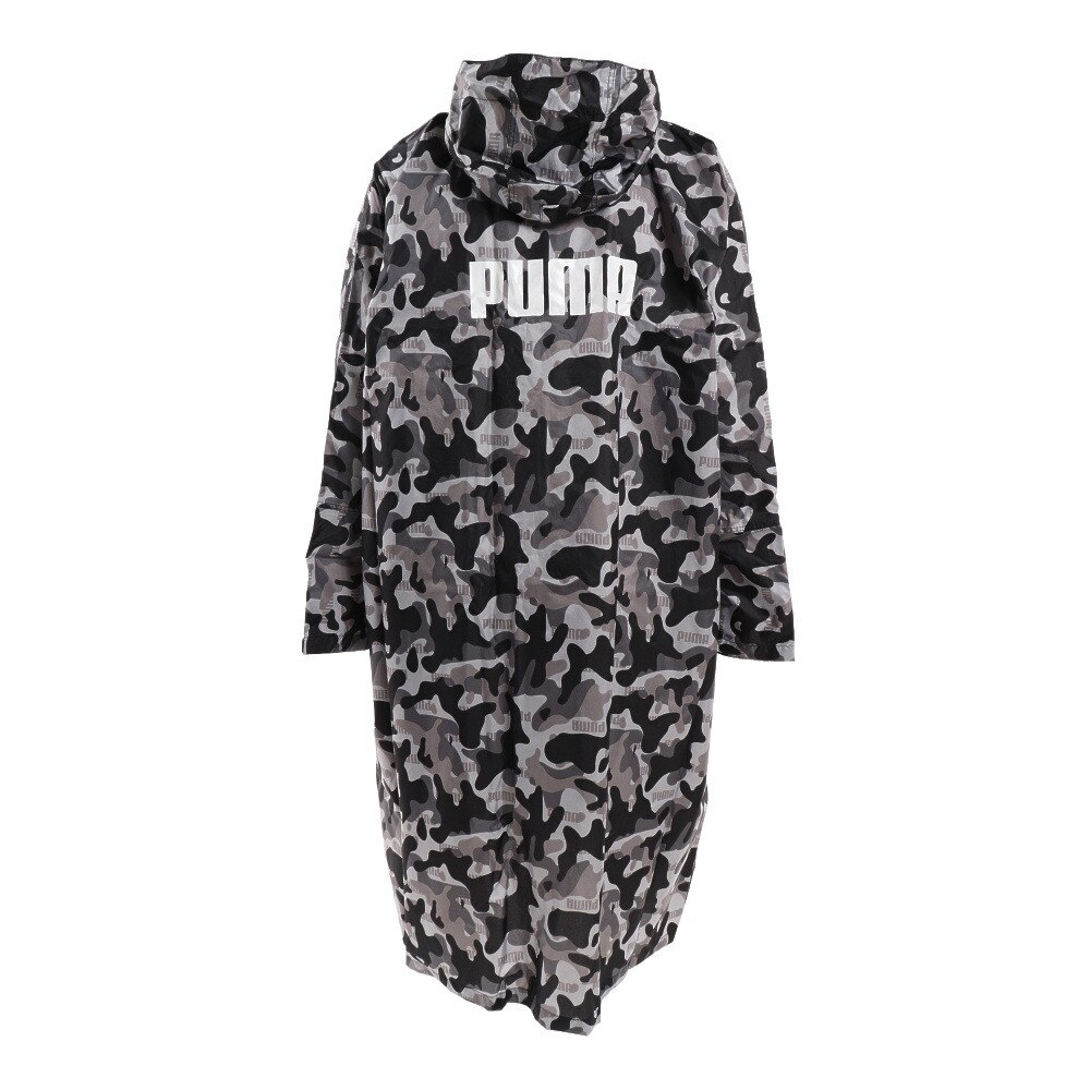 プーマ（PUMA）（メンズ、レディース）大人用 迷彩 レインポンチョ M-L PBU34PC M-L BK