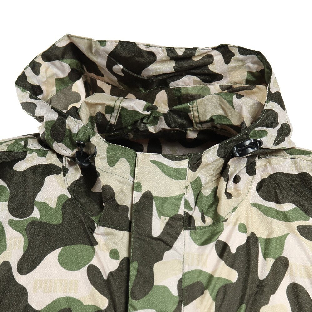 プーマ（PUMA）（メンズ、レディース）大人用 迷彩 レインポンチョ M-L PBU34PC M-L KH