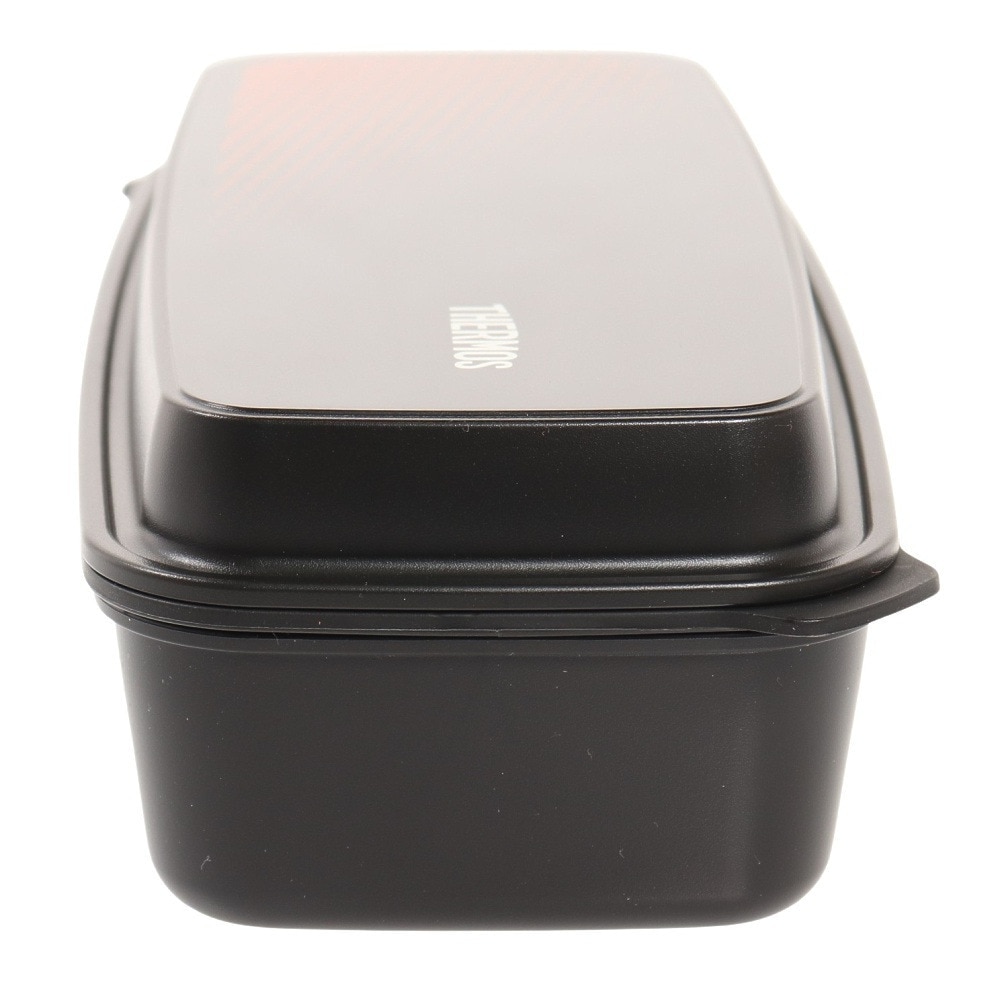 サーモス（THERMOS） ランチボックス 600ml DJO-600 BKOR 1段弁当 食洗器対応 電子レンジ対応 弁当箱 ベルト付き 仕切り 箸付き 保冷力 オフィス