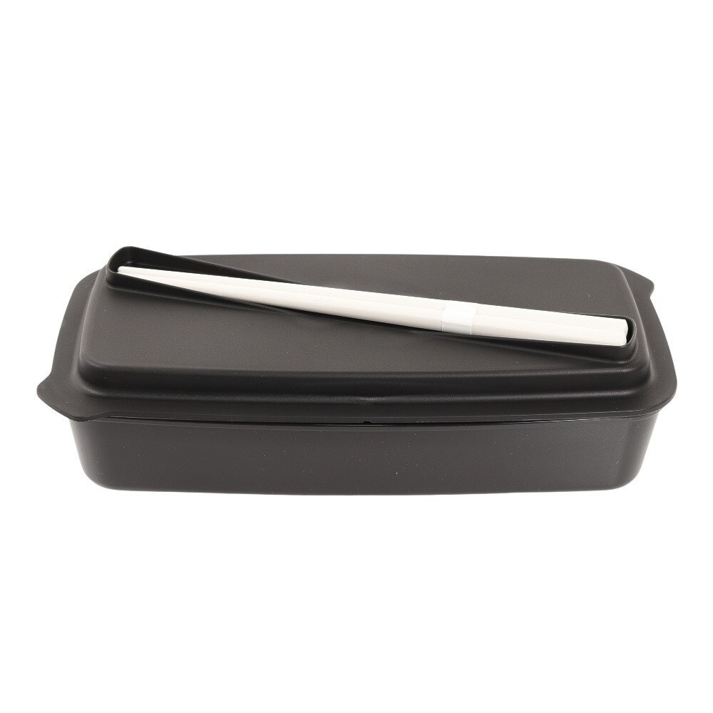 サーモス（THERMOS） ランチボックス 600ml DJO-600 BKOR 1段弁当 食洗器対応 電子レンジ対応 弁当箱 ベルト付き 仕切り 箸付き 保冷力 オフィス