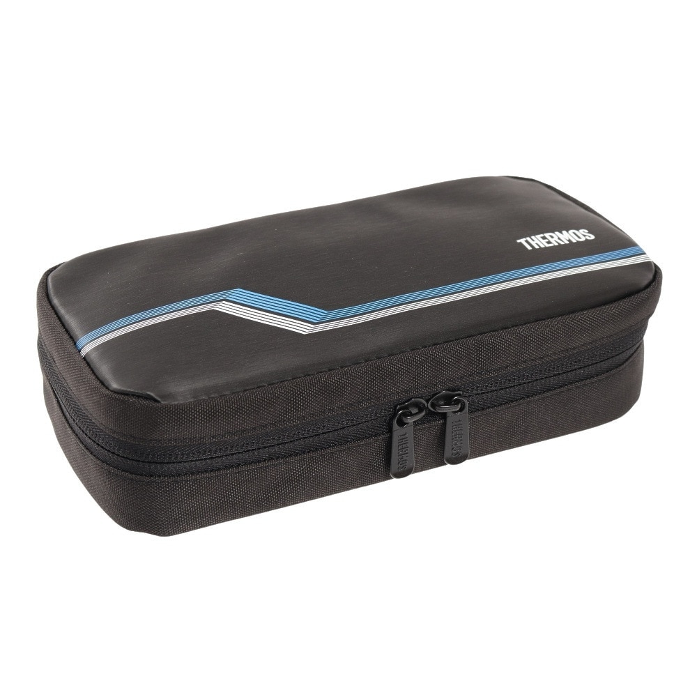サーモス（THERMOS） ランチボックス 700ml DSD-704 L-BK 1段弁当 食洗器対応 電子レンジ対応 弁当箱 ベルト付き 仕切り 箸付き 保冷力 オフィス