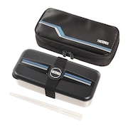 ランチボックス 700ml DSD-704 L-BK 1段弁当 食洗器対応 電子レンジ対応 弁当箱 ベルト付き 仕切り 箸付き 保冷力 オフィス