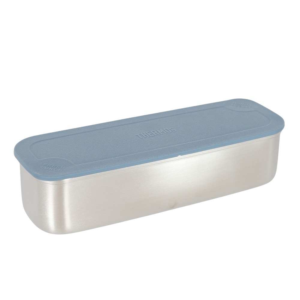 サーモス（THERMOS）（メンズ、レディース、キッズ）弁当箱 フレッシュランチボックス 青 DSA-605W GNV 二段 スリム ステンレス 耐熱 保冷 食洗器対応