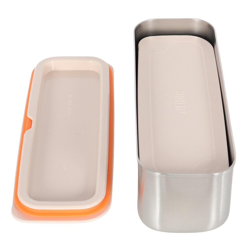 サーモス（THERMOS）（メンズ、レディース、キッズ）弁当箱 フレッシュランチボックス ピンク DSA-605W Y-P 二段 スリム ステンレス 耐熱 保冷 食洗器対応