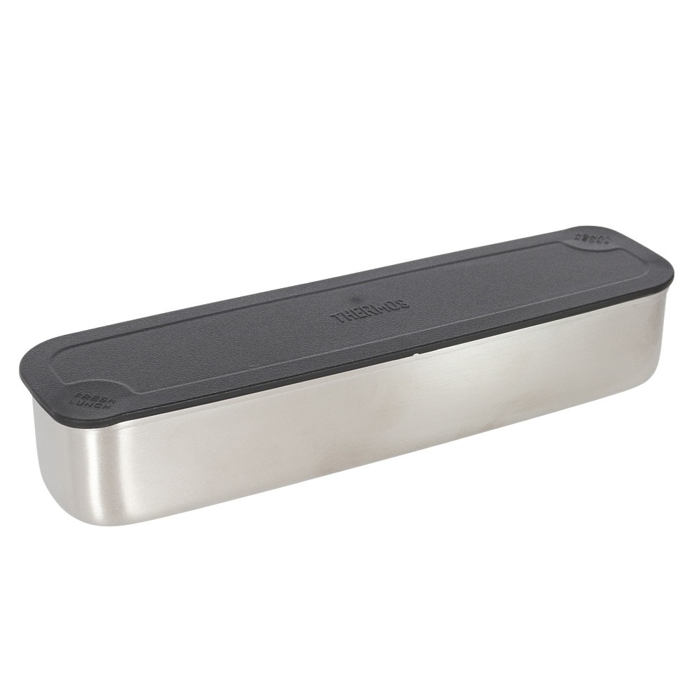 サーモス（THERMOS）（メンズ、レディース、キッズ）弁当箱 フレッシュランチボックス 黒 DSA-805W GY-BK 二段 スリム ステンレス 耐熱 保冷 食洗器対応