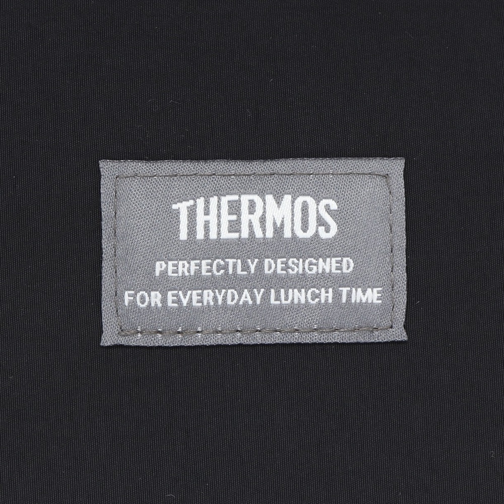 サーモス（THERMOS）（メンズ、レディース、キッズ）保冷ランチケース 黒 RFH-002 BK お弁当 ランチ 会社 学校 学生 洗濯機対応 シンプル 