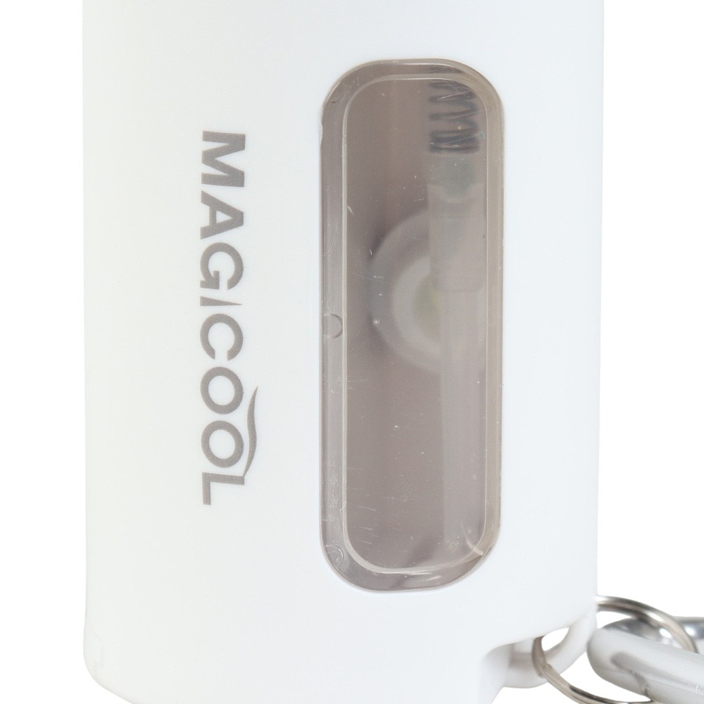 マジクール（MAGICOOL）（メンズ、レディース）ハンディファン クイッククール ハイパワー 白 QCHP1WH 冷却ミスト付き マイナス5度 ハンディ扇風機 暑さ対策