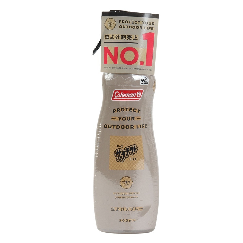 アース製薬（Earth Chemical ）（メンズ、レディース）虫よけ サラテクトミスト コールマン 200ml コールマン コラボ ロングキープ 長持ち ミストタイプ