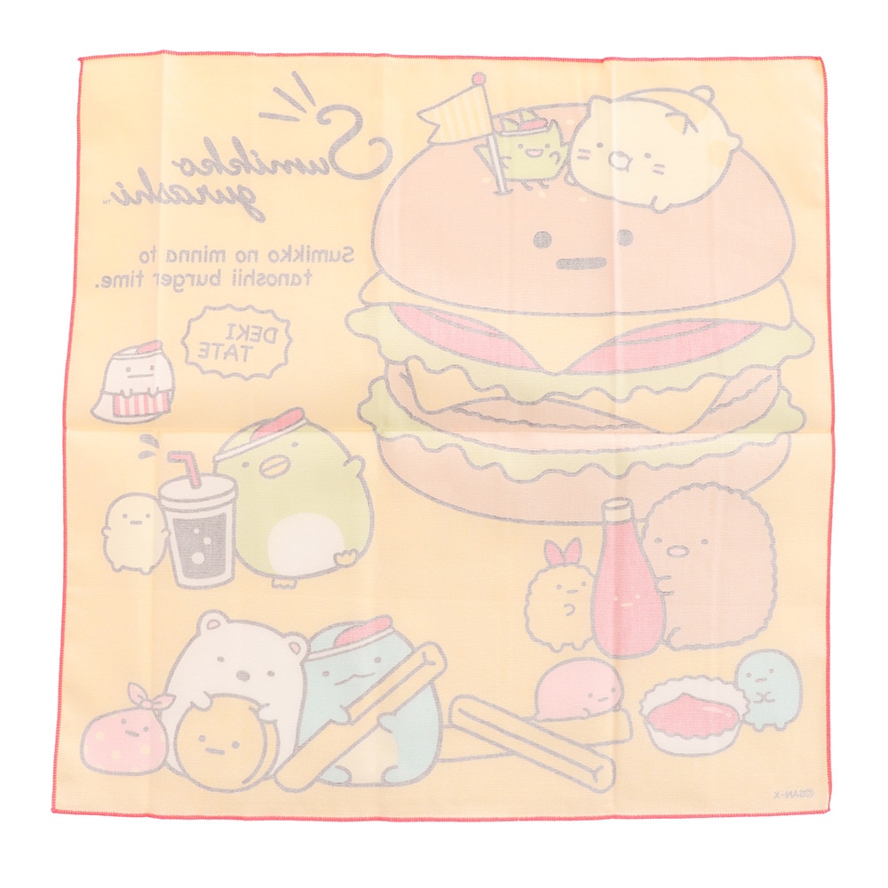 すみっコぐらし（Sumikkogurashi）（レディース、キッズ）ランチナフキン すみっコぐらし・ハンバーガー・A CH42801