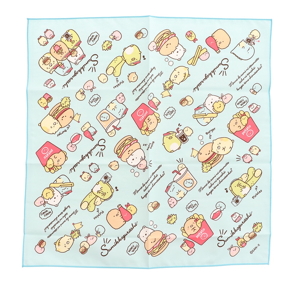 すみっコぐらし（Sumikkogurashi）（レディース、キッズ）ランチナフキン すみっコぐらし・ハンバーガー・B CH42901