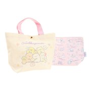 すみっコぐらし（Sumikkogurashi）（レディース、キッズ）保冷ポーチ付トートバッグ コットンキャンディ CA08502